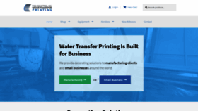 What Watertransferprinting.com website looked like in 2021 (2 years ago)