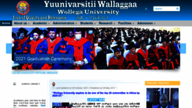 What Wollegauniversity.edu.et website looked like in 2021 (2 years ago)