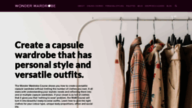 What Wonder-wardrobe.com website looked like in 2021 (2 years ago)