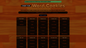 What Wordcookiescheat.com website looked like in 2021 (2 years ago)