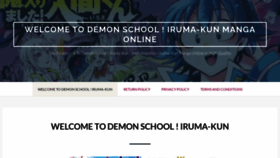 What Welcometodemonschoolmanga.com website looked like in 2021 (2 years ago)