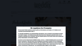 What Weddix.de website looked like in 2021 (2 years ago)