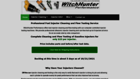 What Witchhunter.com website looked like in 2021 (2 years ago)