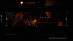 What Wowmortal.com website looked like in 2021 (2 years ago)