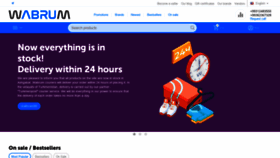 What Wabrum.com website looked like in 2021 (2 years ago)