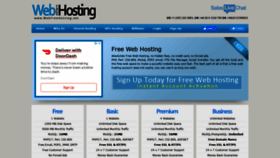 What Webfreehosting.net website looked like in 2021 (2 years ago)