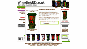 What Wheelie-bin-art.co.uk website looked like in 2021 (2 years ago)