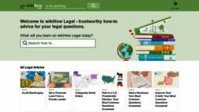 What Wikihow.legal website looked like in 2021 (2 years ago)