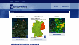 What Wettergefahren.de website looked like in 2021 (2 years ago)