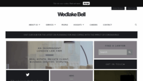 What Wedlakebell.com website looked like in 2021 (2 years ago)