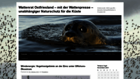 What Wattenrat.de website looked like in 2021 (2 years ago)