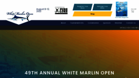 What Whitemarlinopen.com website looked like in 2021 (2 years ago)