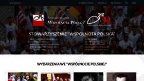 What Wspolnota-polska.org.pl website looked like in 2021 (2 years ago)