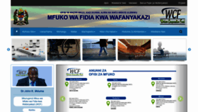 What Wcf.go.tz website looked like in 2021 (2 years ago)