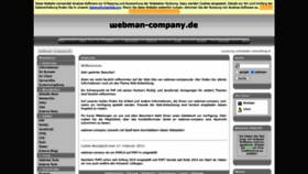What Webman-company.de website looked like in 2021 (2 years ago)