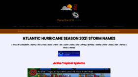 What Weatherpr.com website looked like in 2021 (2 years ago)