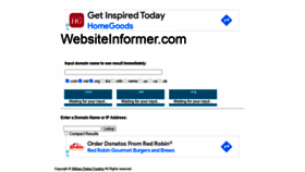 What Websiteinformer.com website looked like in 2021 (2 years ago)