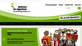 What Wohnen-im-eigentum.de website looked like in 2021 (2 years ago)