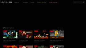 What Watchsouthpark.tv website looked like in 2021 (2 years ago)