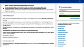 What Wilma.mantsala.fi website looked like in 2021 (3 years ago)