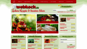 What Webkoch.de website looked like in 2021 (3 years ago)
