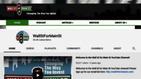 What Wallstformainst.com website looked like in 2021 (2 years ago)
