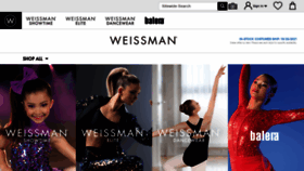 What Weissmans.com website looked like in 2021 (2 years ago)