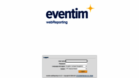 What Webreporting.oeticket.com website looked like in 2021 (3 years ago)