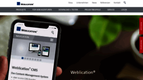 What Weblication.de website looked like in 2021 (3 years ago)