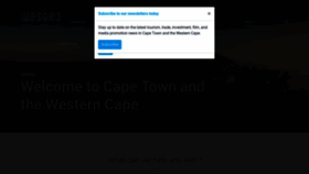 What Wesgro.co.za website looked like in 2021 (2 years ago)