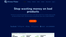 What Winner-picker.com website looked like in 2021 (2 years ago)