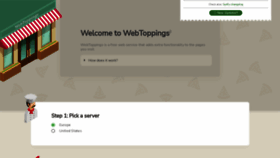 What Webtoppings.bar website looked like in 2021 (2 years ago)