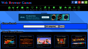 What Web-browser-games.com website looked like in 2021 (2 years ago)