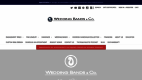 What Weddingbandscompany.com website looked like in 2021 (2 years ago)