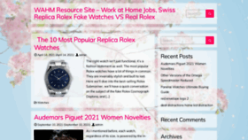 What Wahmresourcesite.com website looked like in 2021 (2 years ago)
