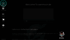 What Wenmoon.de website looked like in 2021 (3 years ago)