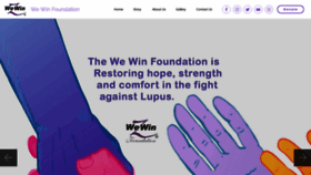 What Wewinfoundation.org website looked like in 2021 (2 years ago)