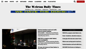 What Weirtondailytimes.com website looked like in 2021 (2 years ago)