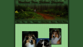 What Woodlandfarmshelties.com website looked like in 2021 (2 years ago)