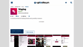 What Waplog-chat-dating-meet-friend.en.uptodown.com website looked like in 2021 (2 years ago)
