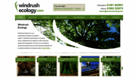 What Windrushecology.com website looked like in 2021 (2 years ago)
