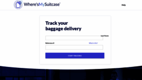 What Wheresmysuitcase.com website looked like in 2021 (2 years ago)
