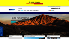 What Webtenerife.co.uk website looked like in 2021 (2 years ago)