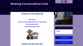 What Wokingconservativeclub.co.uk website looked like in 2021 (2 years ago)
