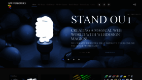 What Webdesignmagics.com website looked like in 2021 (3 years ago)
