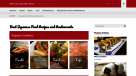 What Welovejapanesefood.com website looked like in 2021 (2 years ago)