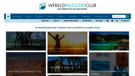 What Wereldreis.net website looked like in 2021 (3 years ago)