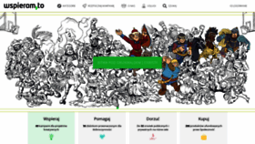 What Wspieram.to website looked like in 2021 (4 years ago)