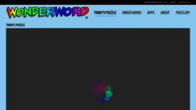 What Wonderword.com website looked like in 2021 (2 years ago)