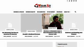 What Wakare-key.info website looked like in 2021 (2 years ago)
